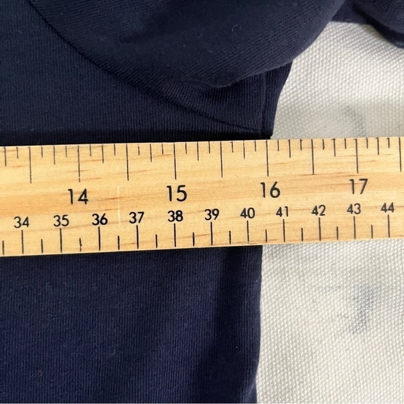 Uniqlo Girls Smooth Cotton Jersey Dress - Navy, Size 150/Adult Small - Picture 7 of 16